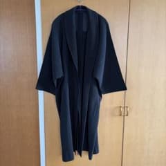 HOMMEPLISSE ISSEYMIYAKE 羽織コート黒 サイズ1 HOMMEPLISSE ISSEYMIYAKE 羽織コート黒 サイズ1 - メルカリ