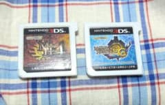 モンスターハンター4 3G ニンテンドー3DS ソフト 2本セットのサムネイル