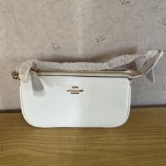 COACH】 タグ有り ノリータ チェーン ハンド バッグ ホワイト ca443 