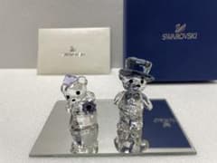 超美品 SWAROVSKI スワロフスキー YOU&I クリスベア クリスタル - メルカリ