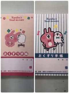 カナヘイさんのおくすり手帳 2冊セットのサムネイル