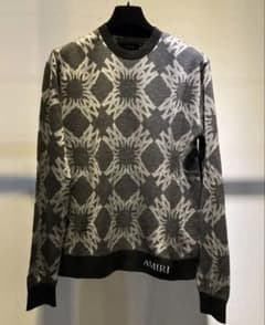 AMIRI アミリ 新品 MA QUAD CREWNECK ニット Mサイズ