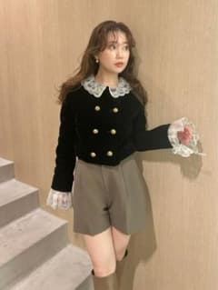 スカラップビジューアタッチドジャケットのサムネイル