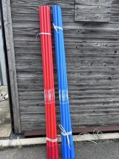 新品未使用‼️SLALOM COMBAT スキー用ポール 赤10青10計20本 新品未使用‼️SLALOM COMBAT スキー用ポール 赤10青10計20本