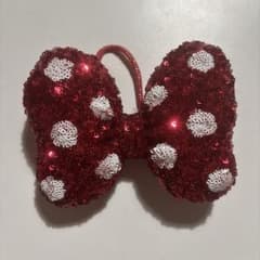 ディズニー ミニー ヘアゴム スパンコールのサムネイル