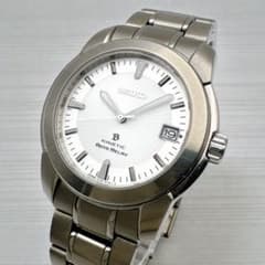 SEIKO セイコー ブライツ キネティック ギョーシェ文字盤 チタン 