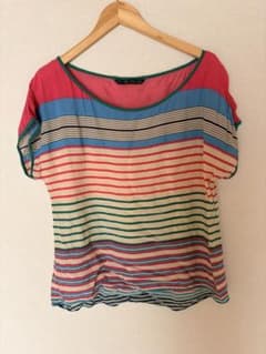 ZARA ノースリーブ Tシャツ M マルチカラーのサムネイル