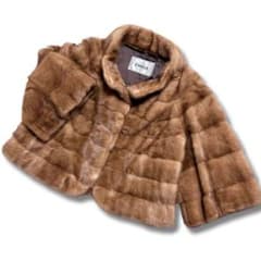 美品/近代モデル✨】エンバ デミバフミンク クロップド丈 毛並み