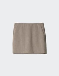 【美品】UNIQLO スコート　ブラウンのサムネイル