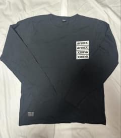 AVIREX ロンTEE ブラック Lのサムネイル