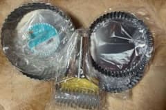 Xmas価格タルト型 6個 +タルトローラー パレット8点セット*バラ売り不可 Xmas価格タルト型 6個 +タルトローラー パレット8点セット*バラ売り