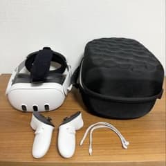 Meta Quest 3 128GB 本体　バッテリーヘッドストラップ他付きのサムネイル