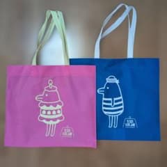 2枚⭐ほぼ日 生活のたのしみ展 2026 バッグ ショッパー　不織布　シール付き