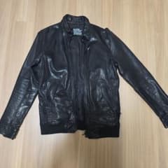 ナノ・ユニバース シングルライダースジャケット ブラックのサムネイル