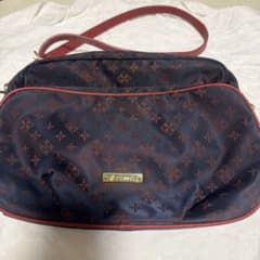 未使用品✨ ラシット ショルダーバッグ 赤 ネイビー モノグラム 斜め