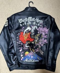 s*u様 戦武×雅結 コラボ 花の慶次 ライダースジャージ サイズ大（L） s*u様 戦武×雅結 コラボ 花の慶次 ライダースジャージ サイズ大（L