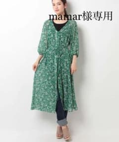 mamar様専用☆  アズール 花柄ガウン カーディガン ワンピースのサムネイル