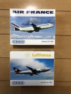 SCHABAK 航空機模型 1/600 B747-400 2機セットのサムネイル