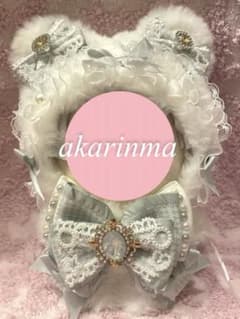 【上質ファー】ぬい服着ぐるみ あんスタ ◆16cm◆⭐︎ライトグレー✴︎天使ちゃん♡のサムネイル