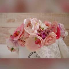 花冠 花かんむり ヘッドドレス ウエディング オーダーメイドのサムネイル