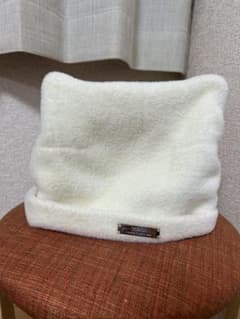 SETIROM 猫耳 ファー ニット帽 ホワイト