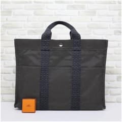 極美品】エルメス 新型エールライン MM グレー トート カデナ＆鍵付