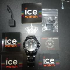 【本日限り】 ice watch/ 付属品〇 ※電池新品/黒のサムネイル