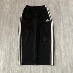 00s adidas wide track pants black y2k - メルカリ