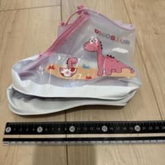恐竜デザイン 長靴 M キッズ靴カバーのサムネイル