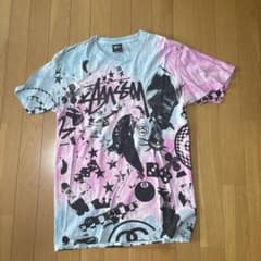Stussy グラフィック タイダイ Tシャツ Mサイズのサムネイル