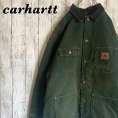 【どーちん】Carhartt ミシガンチョアコートC02 SPCグリーンL どーちん様専用】Carhartt ミシガンチョアコートC02 SPCグリーンL