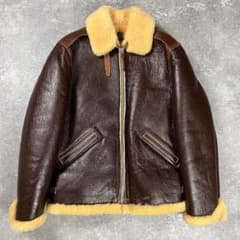 実名復刻 AERO LEATHER B-6 ムートン フライトジャケット - メルカリ
