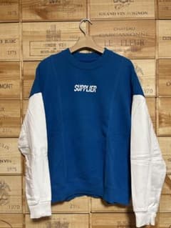 SUPPLIER スウェット ブルー ホワイト Sのサムネイル