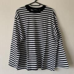 ZOZOTOWN 韓国 ボーダーTシャツ 黒 白 2枚セットのサムネイル
