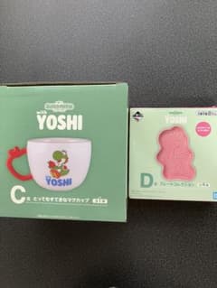 이치 반 쿠지 슈퍼 마리오 with YOSHI 머그컵 & 플레이트
