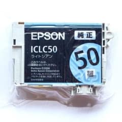 エプソン　IC50　純正インクカートリッジ　ライトシアン&洗浄カートリッジのサムネイル