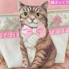 3mm幅韓国ヌビ＆インド刺繍 コヤンイサムチョン 新柄綿ぷっくり茶トラ