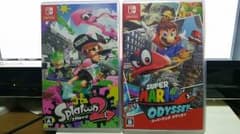 スプラトゥーン2　マリオオデッセイ　まとめ売りのサムネイル