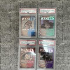 ワンピースカード 強大な敵 手配書 sp psa10 四連番 - メルカリ