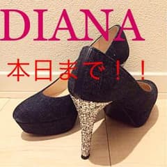 DIANA デニム地ラメヒールパンプスのサムネイル