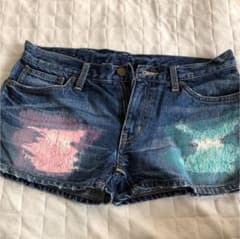 x-girlデニムショートパンツのサムネイル