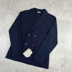 未使用 クルチアーニ ミラノリブ ニット ダブル ブレスト ジャケット
