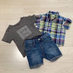 ベビーギャップ　Tシャツ　半袖シャツ　ハーフパンツ   まとめ売りのサムネイル