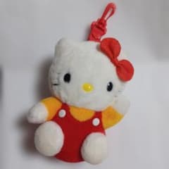 ハローキティ　Plush toy, cell phone mascot, Sanrio, retro, vintage item.
