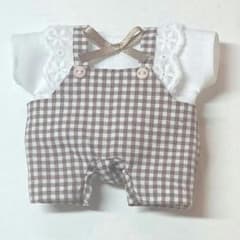 すのチルぬい服 シャツ サロペットセットのサムネイル