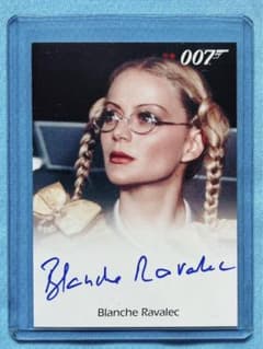 007 ムーンレイカー ドリー役 ブランシェ・ラヴェレック 直筆サイン 