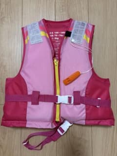 子供用ライフジャケット ピンク 145-155cmのサムネイル