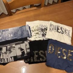 DIESEL ロゴ入り Tシャツ・タンクトップ セット　6枚セット　バラ売り不可のサムネイル
