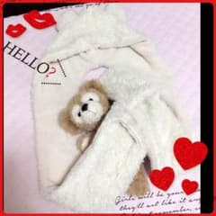 ʕ•ᴥ•ʔモコモコくま耳マフラー♥︎∗*゜のサムネイル