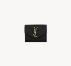 YSL ブラック 三つ折り財布のサムネイル